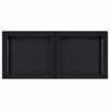 vidaXL Pedestallo per Lavatrice 2 pcs Nero 120 x 56 x 52 cm Acciaio