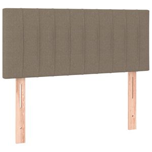 vidaXL Testiera Tortora 80x5x78/88 cm in Tessuto