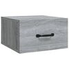 vidaXL Comodino a Muro Grigio Sonoma 35x35x20 cm