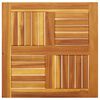 vidaXL Piano per Tavolo 60x60x2 cm Quadrato Legno Massello di Acacia