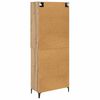 vidaXL Credenza Rovere artigianale 69,5 x 34 x 180 cm