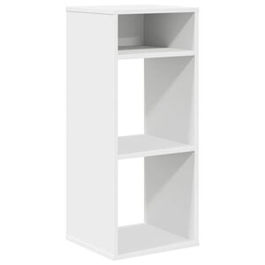 vidaXL Libreria Bianca 34x31x80 cm in Legno Multistrato