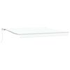 vidaXL Tenda Retrattile Bianco 400 × 300 cm Poliestere