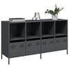 vidaXL Credenza Antracite 135x39x73,5 cm in Acciaio Laminato a Freddo