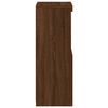 vidaXL Credenza con Luci LED Rovere Marrone 41x37x100 cm