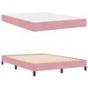 vidaXL Letto a molle con materasso Rosa 140 x 210 cm Tessuto
