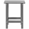 vidaXL Tavolo Laterale Adirondack Grigio chiaro 38 x 38 x 46 cm HDPE