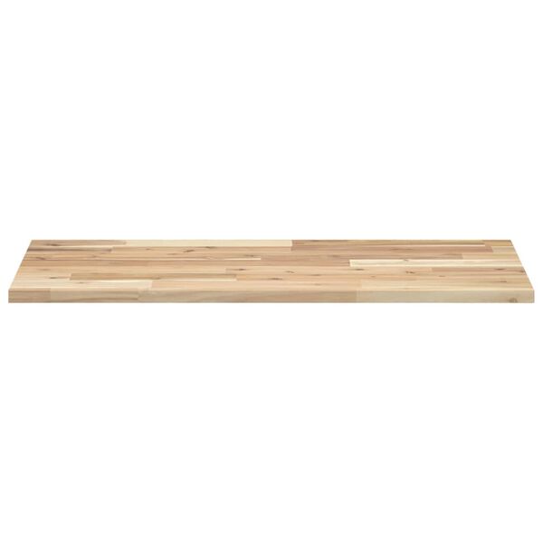 vidaXL Piano da Bagno Non Trattato 80x40x2 cm Legno Massello di Acacia