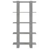 vidaXL Libreria/Divisorio Grigio Cemento 80x30x160 cm in Truciolato