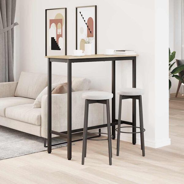 vidaXL tavolo Rovere Sonoma 100 x 40 x 100,5 cm