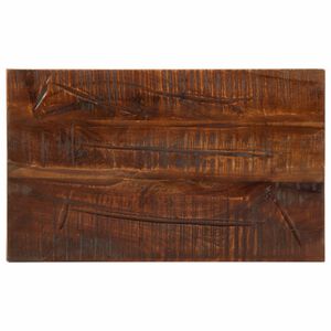 vidaXL Piano Tavolo 60x30x3,8 cm Rettangolare in Massello di Recupero