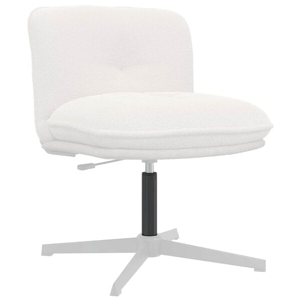 vidaXL Cilindro a Gas per Sedia da Ufficio Nero 14 cm Ferro