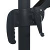 vidaXL Ombrellone a Sbalzo con LED Palo in Alluminio 400x300 cm Nero