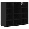 vidaXL Mobile per scarpe 77,5 x 30 x 67 cm Legno ingegnerizzato