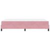vidaXL Letto a molle con materasso Rosa 120 x 220 cm Tessuto