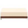 vidaXL Copertura per Panca a 3 Posti Beige 204x86x48/73 cm 600D Oxford