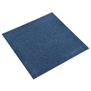 vidaXL Tappeto 20 pcs Blu Scuro 50 x 50 cm 100% Polipropilene