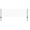 vidaXL Recinzione Euro con palo 50 x 0,6 m Acciaio rivestito in PVC