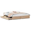 vidaXL Letto senza Materasso 200x200 cm in Legno Massello di Pino