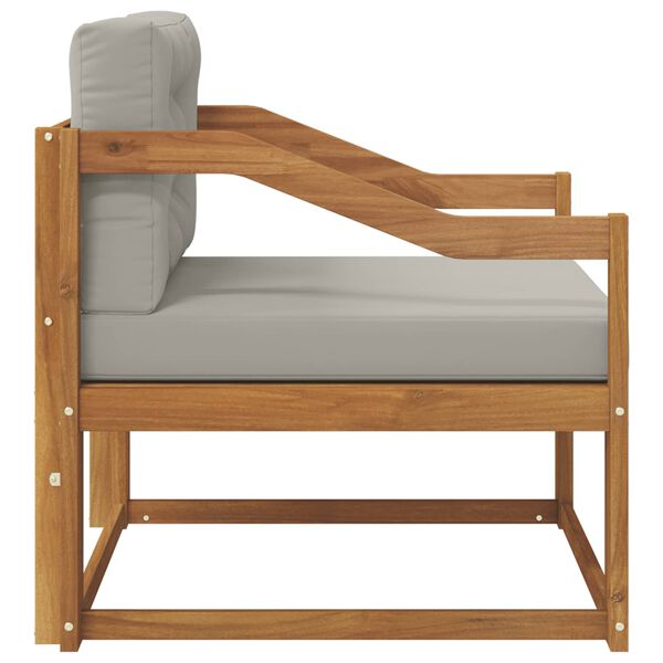 vidaXL Divano centrale per esterno Legno di Acacia Massello Naturale