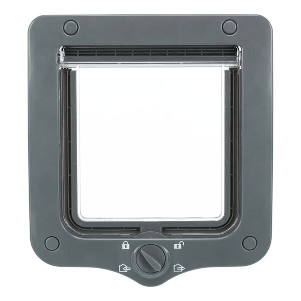 TRIXIE Gattaiola a 4 Modalità con 2 Tunnel Grigia