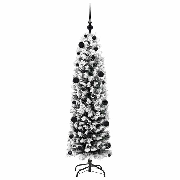 vidaXL Albero di Natale artificiale con 150 LED Verde 150 cm