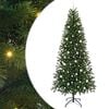vidaXL Albero di Natale artificiale Verde 240 cm PE e PVC
