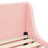 vidaXL Struttura letto bambini con testata Rosa 80 x 200 cm
