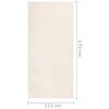 vidaXL Tappeto a Pelo Morbido Antiscivolo 115x170 cm Beige