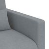 vidaXL Set di divani 2 pcs Grigio chiaro 198 x 78 x 80 cm Tessuto