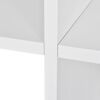 vidaXL Libreria Scalare / Scaffale Espositore 107 cm Bianco