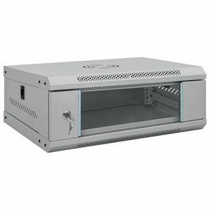 vidaXL Armadietto di rete Grigio 53 x 45 x 21 cm Acciaio