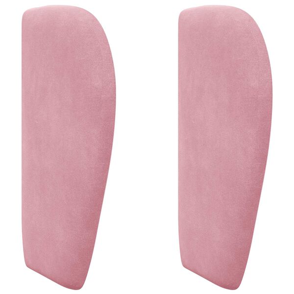 vidaXL Orecchia della Testata Rosa 40 x 23 x 6 cm Velluto