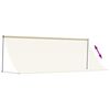 vidaXL Tenda da Sole Retrattile Crema 400x150 cm in Tessuto e Acciaio
