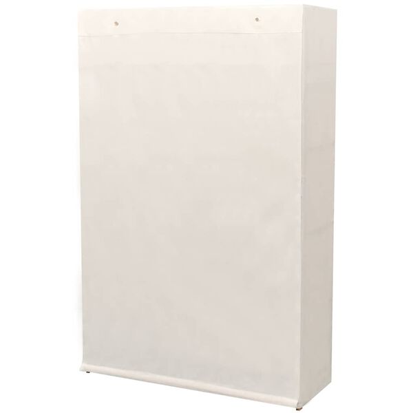 vidaXL Armadio in Stoffa e Legno di Pino 110x40x170 cm