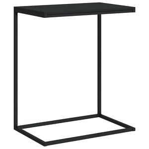 vidaXL Tavolino da Salotto Nero 55x35x66 cm in Legno Multistrato