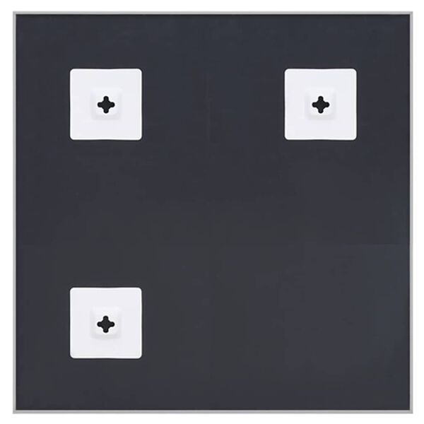 vidaXL Specchio Argento 60x60 cm