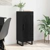 vidaXL Credenza Rovere Nero 34,5 x 34 x 90 cm