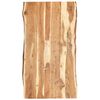 vidaXL Piano del Tavolo in Legno Massello di Acacia 118x(50-60)x3,8 cm