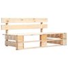 vidaXL Set Divani in Pallet con Cuscini 4 pz in Pino Impregnato