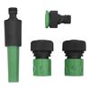 vidaXL Set Tubo da Giardino con Raccordi Verde 0,5" 50 m in PVC
