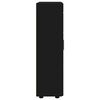 vidaXL Credenza FLORIN Nero 55,5 x 29 x 103 cm Legno multistrato