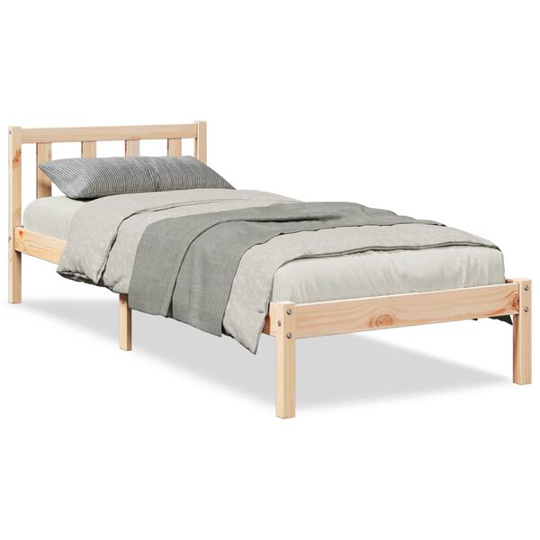 vidaXL Letto Extra Lungo senza Materasso 180x200 cm in Legno di Pino