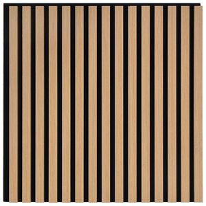 vidaXL Pannelli da parete 8 pcs Naturale 60,5 x 60 cm