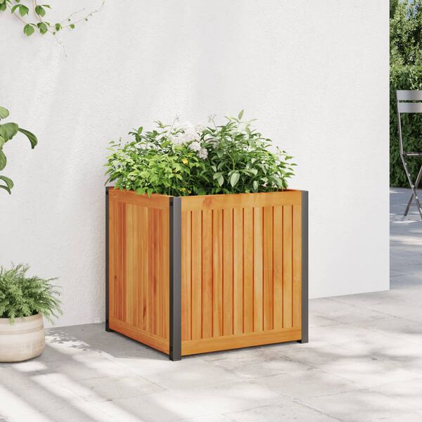 vidaXL Fioriera da Giardino 45x45x44 cm in Legno Massello di Acacia