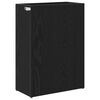 vidaXL Supporto per Ombrellone Rovere Nero 40 x 20 x 55,5 cm