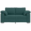 vidaXL Divano Verde Scuro 160 x 80 x 82 cm Tessuto