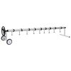 vidaXL Rullo di Copertura per Piscina con Base in Acciaio Inox