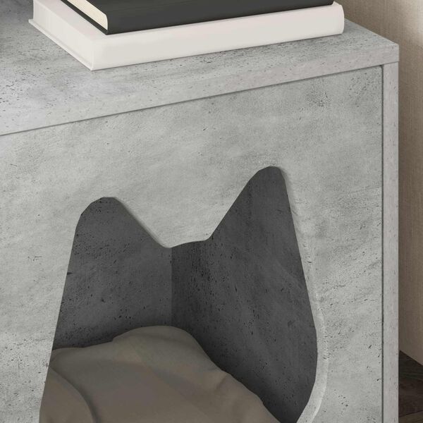 vidaXL Casa per Gatti Calcestruzzo 42,5 x 40 x 53,5 cm