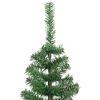 vidaXL Albero di Natale con 150 LED con supporto Verde 120 cm PVC